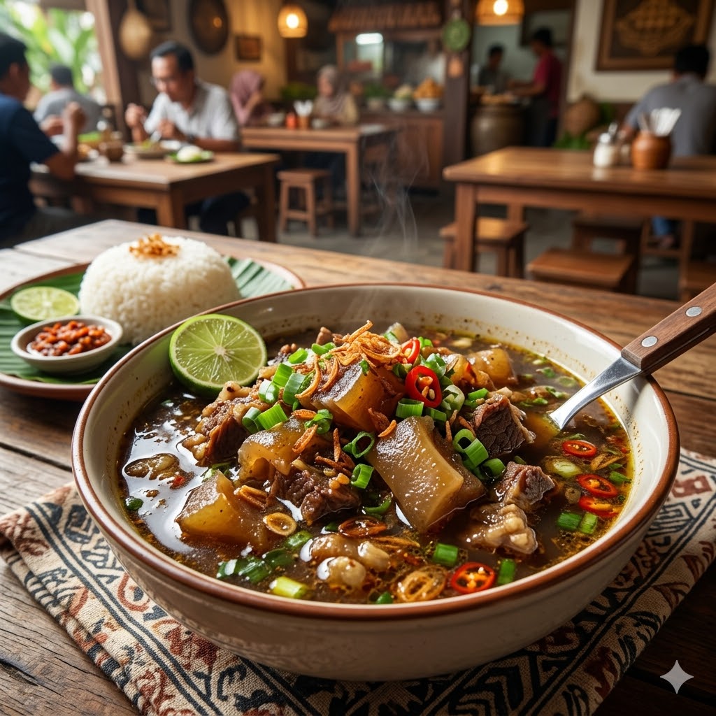 Konro Kikil kombinasi